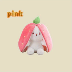 Variable Rabbit Plush Strawberry Carrot and Rabbit Doll Soft and Fluffy