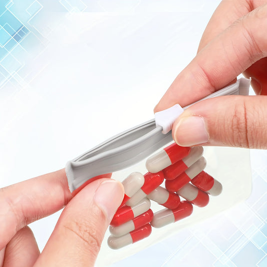 7pcs Pill Pouch Bags Reusable Zippered Medicine Organizer Travel Pill Bags