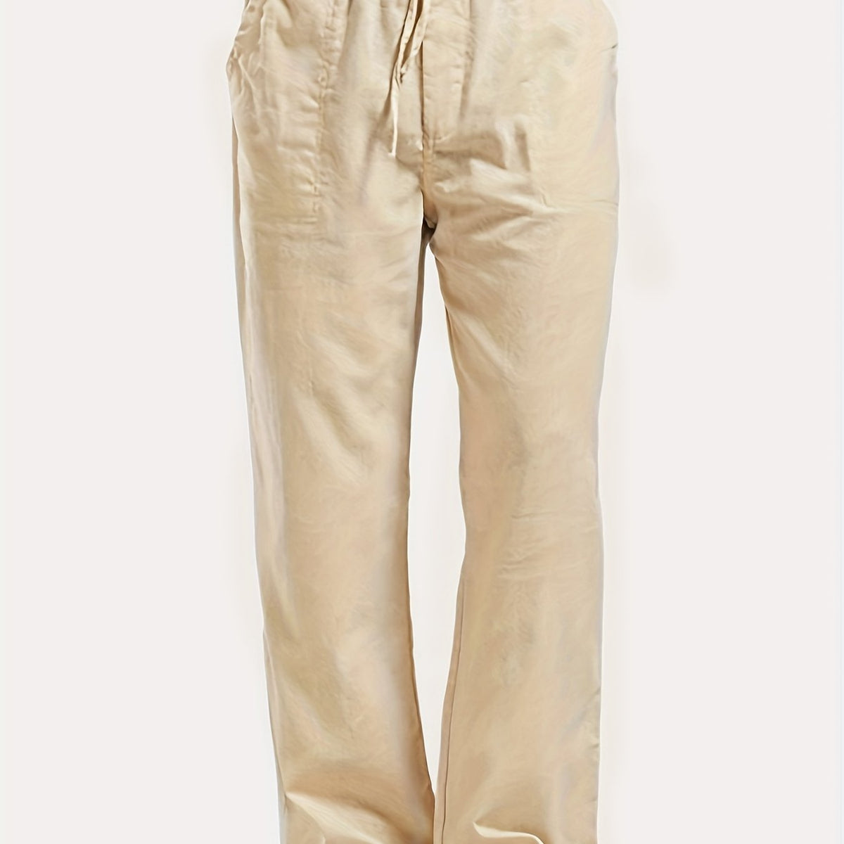 Men's Breathable Cotton Joggers Classic Drawstring Pants