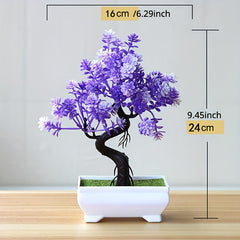 Artificial Potted Bonsai Plant for Home Decor