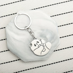 Cartoon Panda Keychain Bag Ornaments Gift Car Key Ring Charms