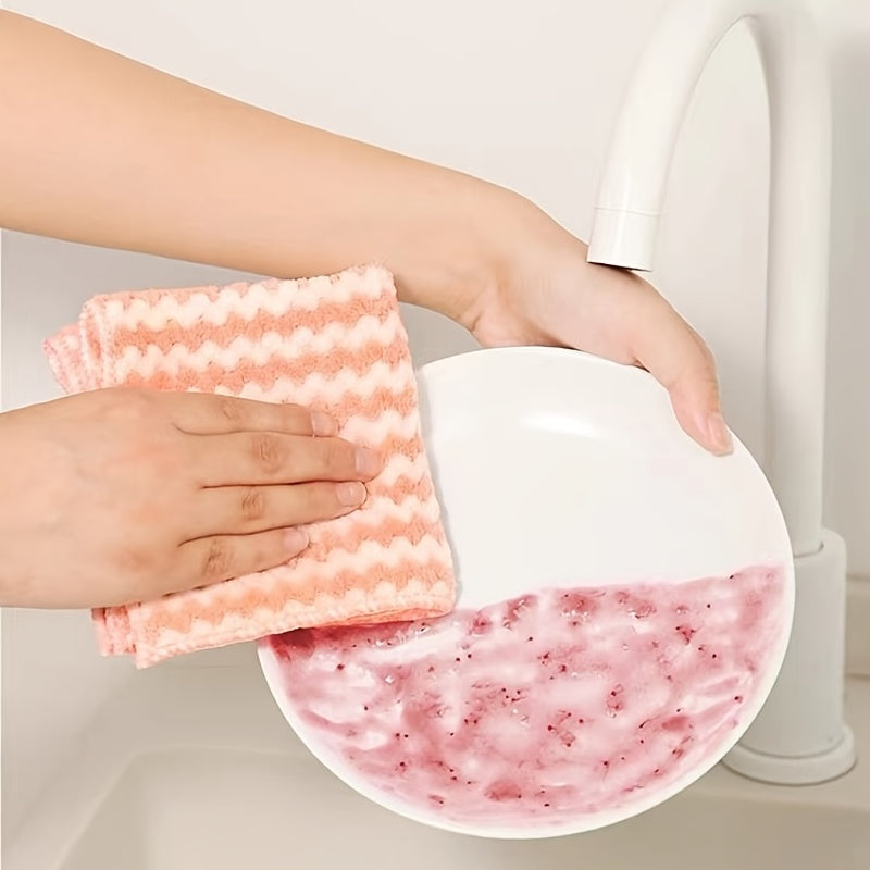 5 10 20 30 Pack Kitchen Dish Cloths Coral Fleece Microfiber Dish Towels