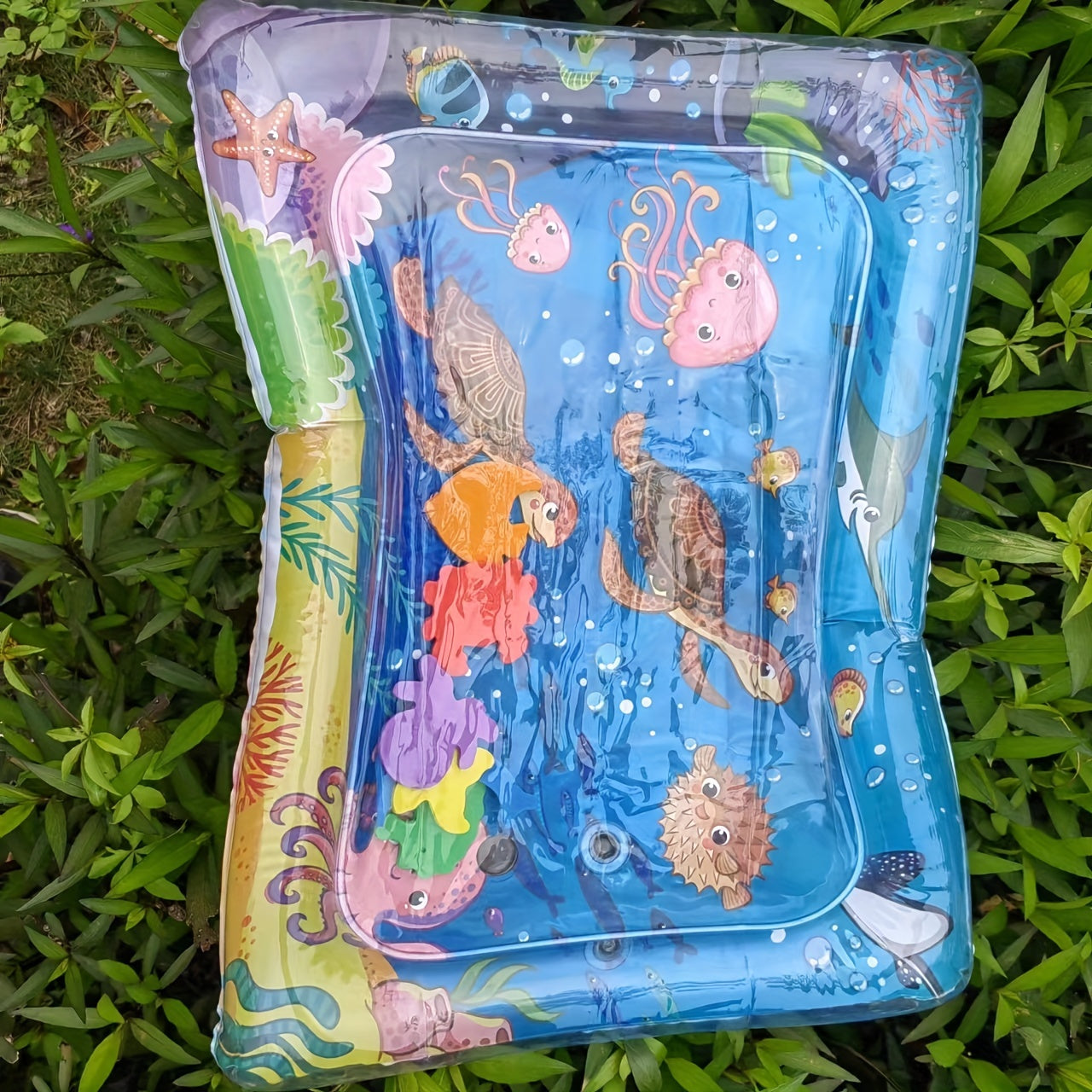 Inflatable Turtle Patting Pad Fun Activity Center for Kids