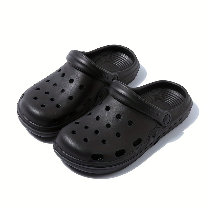 Men's Closed Toe Garden Clogs Soft Sole Slip-On Sandals