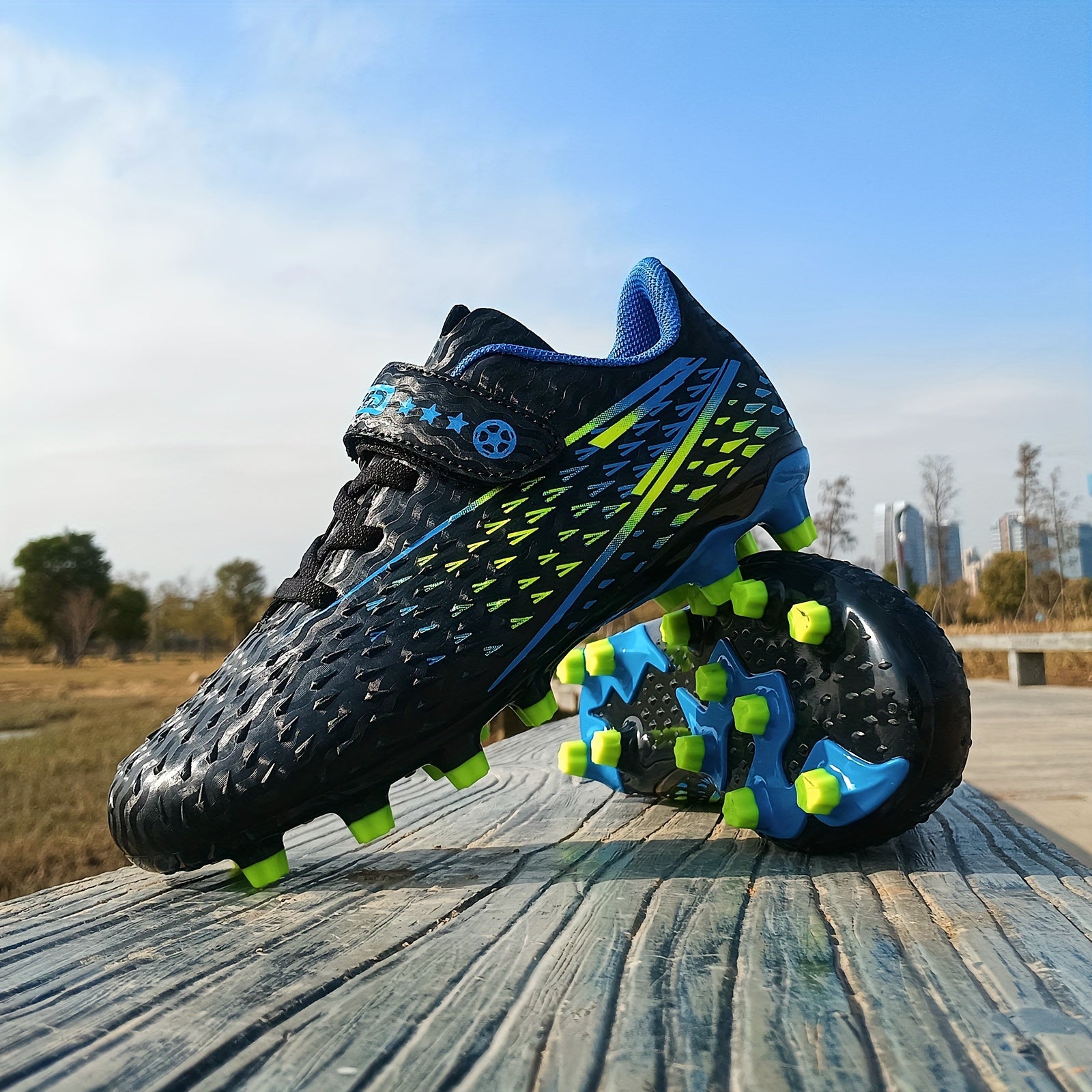 Boys' Non Slip Football Cleat With Spikes Outdoor Soccer Shoes