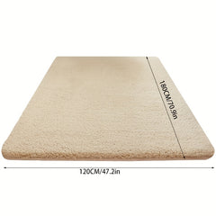 Modern Plush Living Room Rug Soft and Durable Floor Mat for Bedroom Bedside
