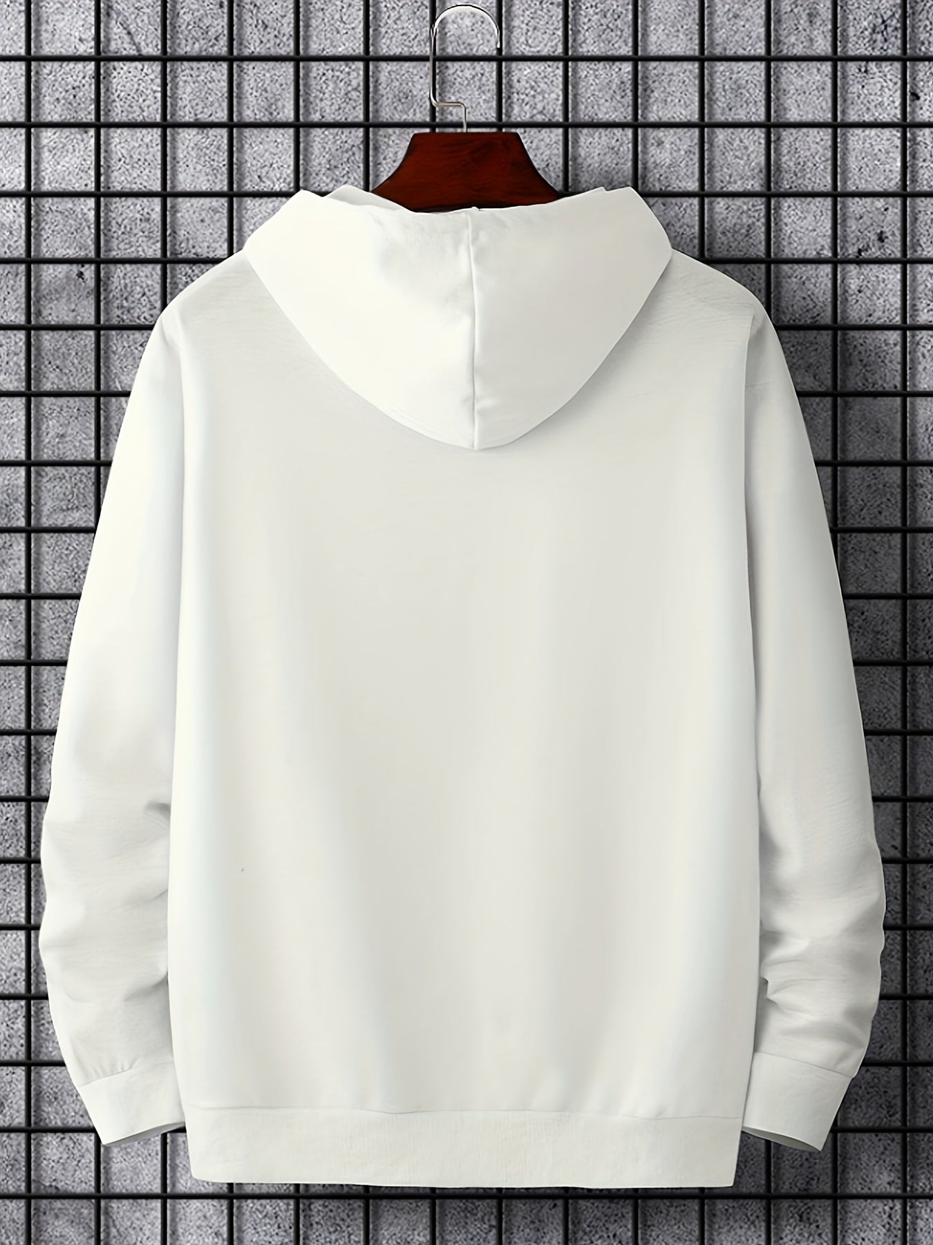Starry Night & Cat Print Sweatshirt Men's Casual Graphic Crew Neck Pullover