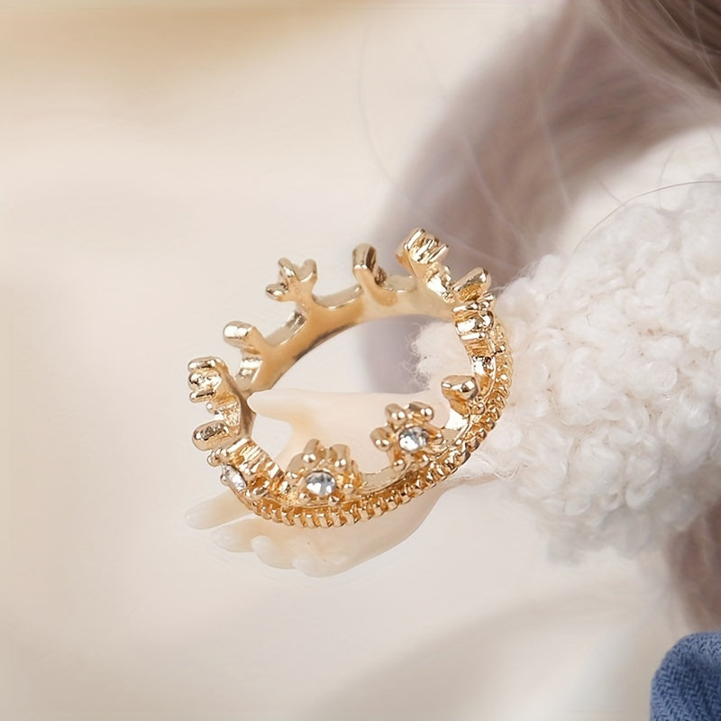 Dollhouse Crown Set with Crystal Diamonds - Halloween Decor