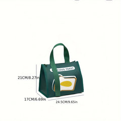 Large Capacity Insulated Bag Waterproof Bento Bag