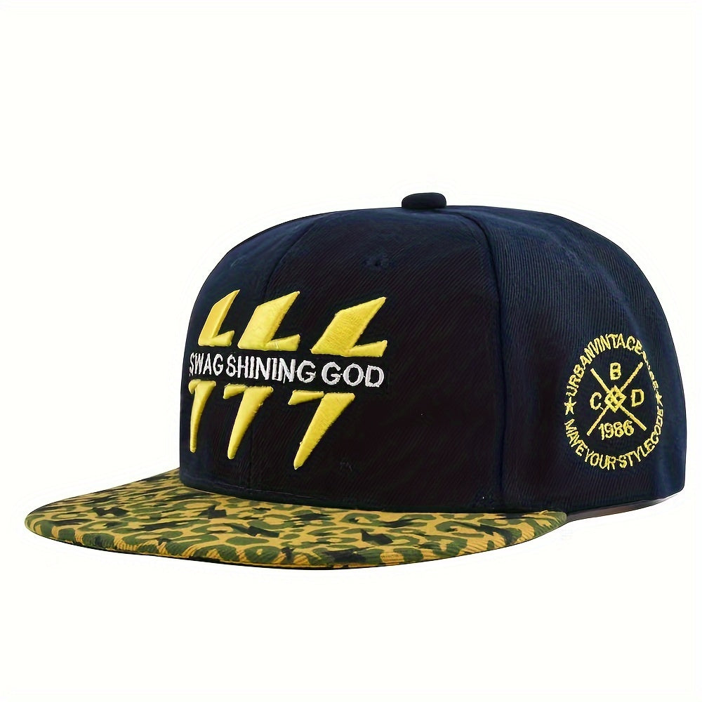 Embroidered Hip hop Cap Flat Brim Baseball Cap