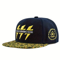 Embroidered Hip hop Cap Flat Brim Baseball Cap