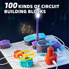 25pcs 45pcs Children's Circuit Experiment Game Kit