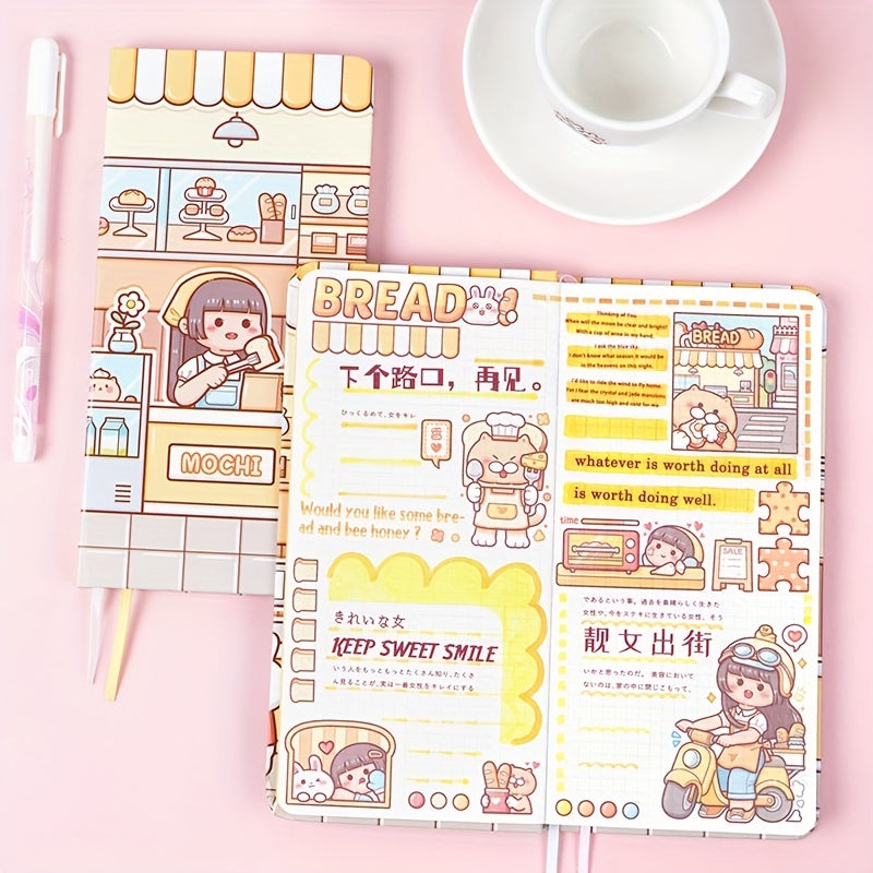 Heart Grid Journal Notebook - Good Looking Weeks Journal Girl