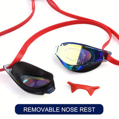 Professional Racing Goggles Anti-fog HD Plated Lenses
