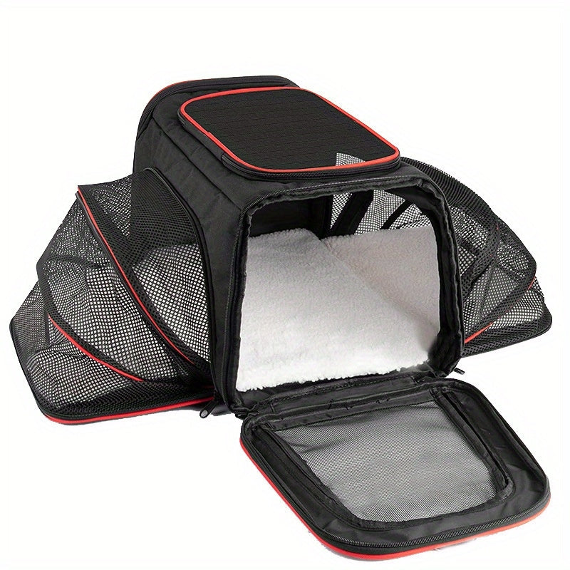 Foldable Soft Sided Pet Carrier for Cats and Dogs