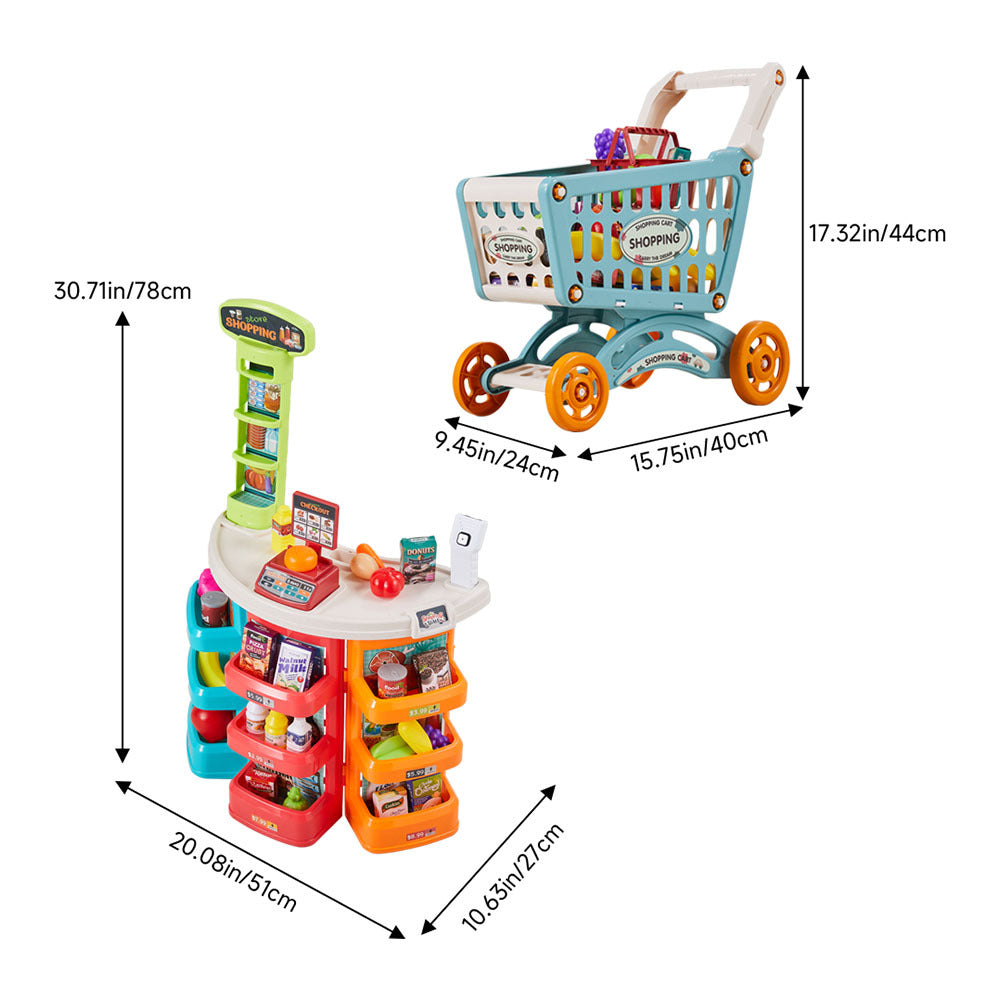 Supermarket Cashier Role Play Kit for Kids