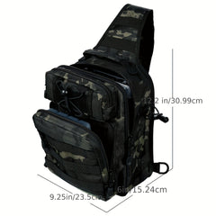 Multifunctional Fishing Backpack Waterproof Storage Bag with Tackle Box