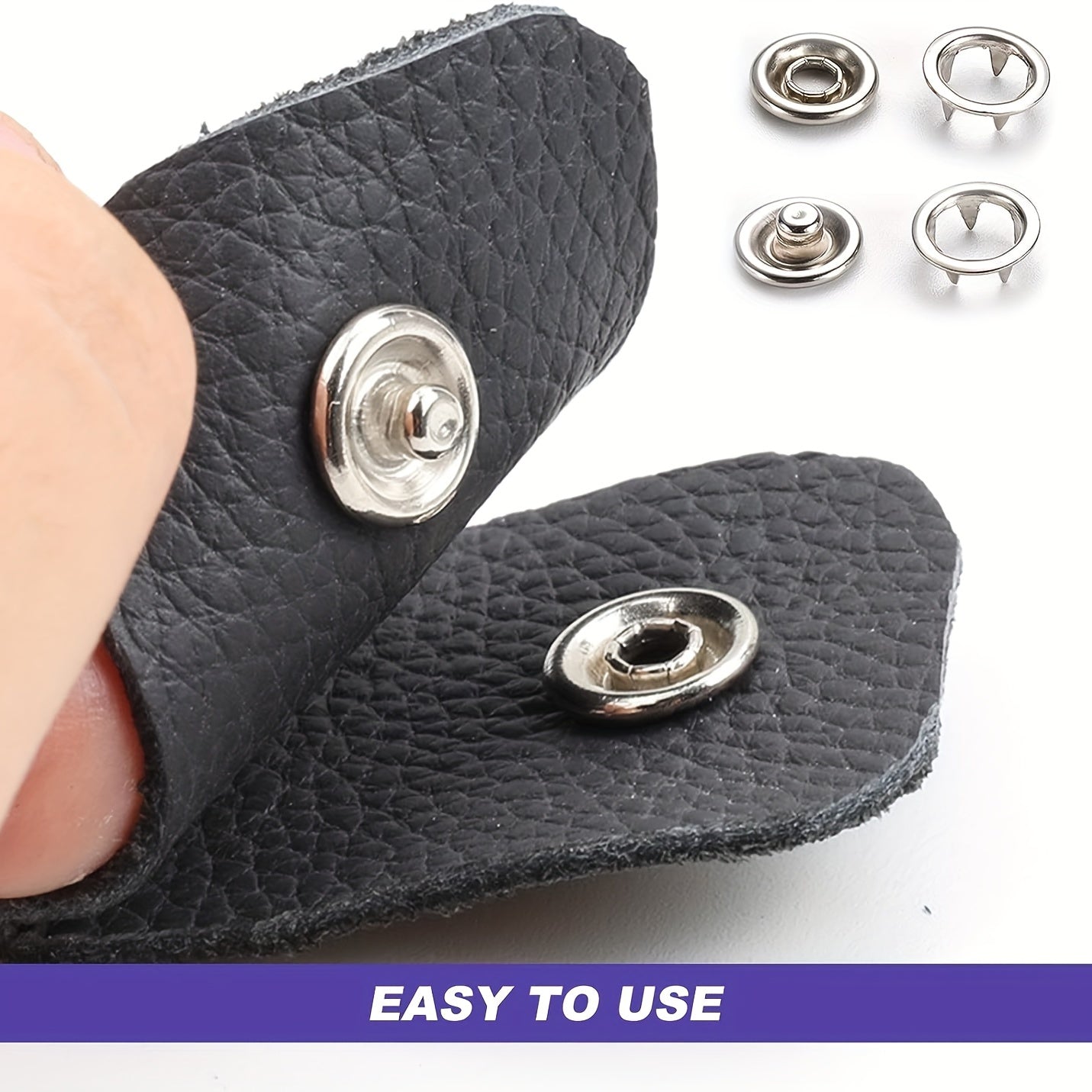 51pcs Alphabet Snap Kit w/ Pliers Tool Metal Snap Fastener Set for Leather Sewin