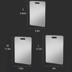Stainless Steel Cutting Board for Easy Chopping