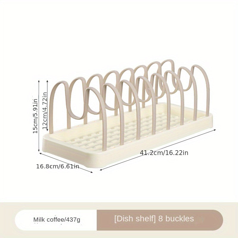 Kitchen Dish Bowl Rack Multifunctional Pot Lid Organizer