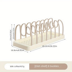 Kitchen Dish Bowl Rack Multifunctional Pot Lid Organizer