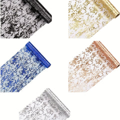 Sequins Table Runner Glitter Metal Mesh Wedding Bridal Shower Party Decor