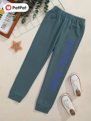 HERO Letter Print Boys Sweatpants Active Jogger Sports Pants
