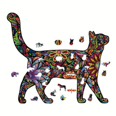 Pride Cat Wood Puzzle in Box