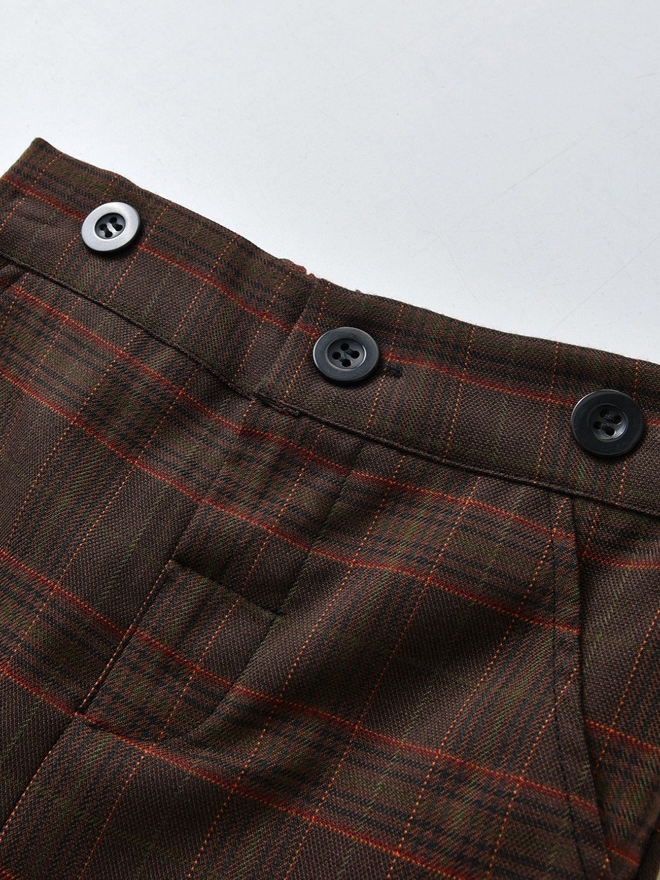 Boys Casual Gingham Pants Autumn/Winter