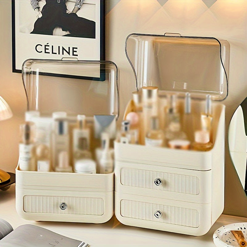 Cosmetic Storage Box Drawer Skincare Lipstick Organizer Dust-proof