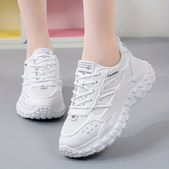 Women's Platform Sports Shoes Breathable Outdoor Running Sneakers