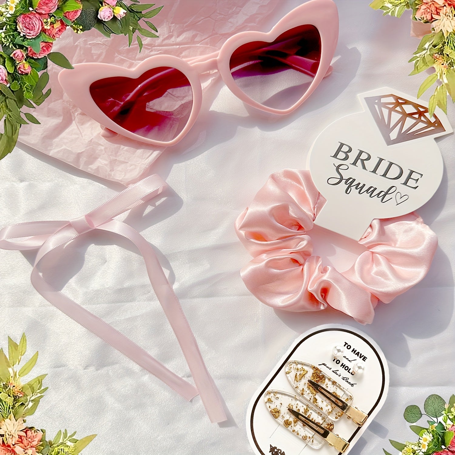 4pcs Bridal Team Headpiece Set