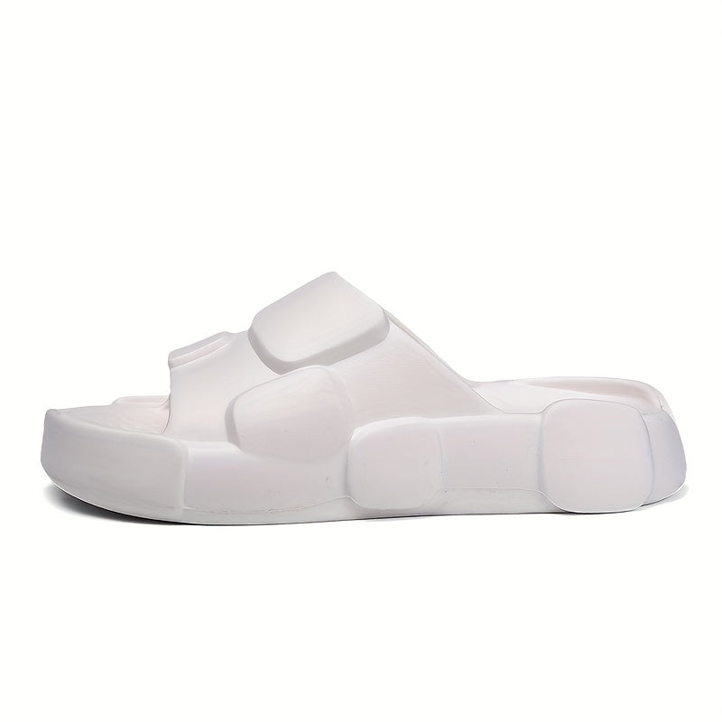 Men's Non Slip Platform Slides Comfortable Cloud Slides
