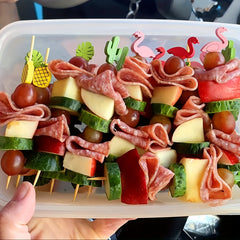 100pcs Hawaiian Luau Cocktail Picks Bulk Tropical Party Food Skewers