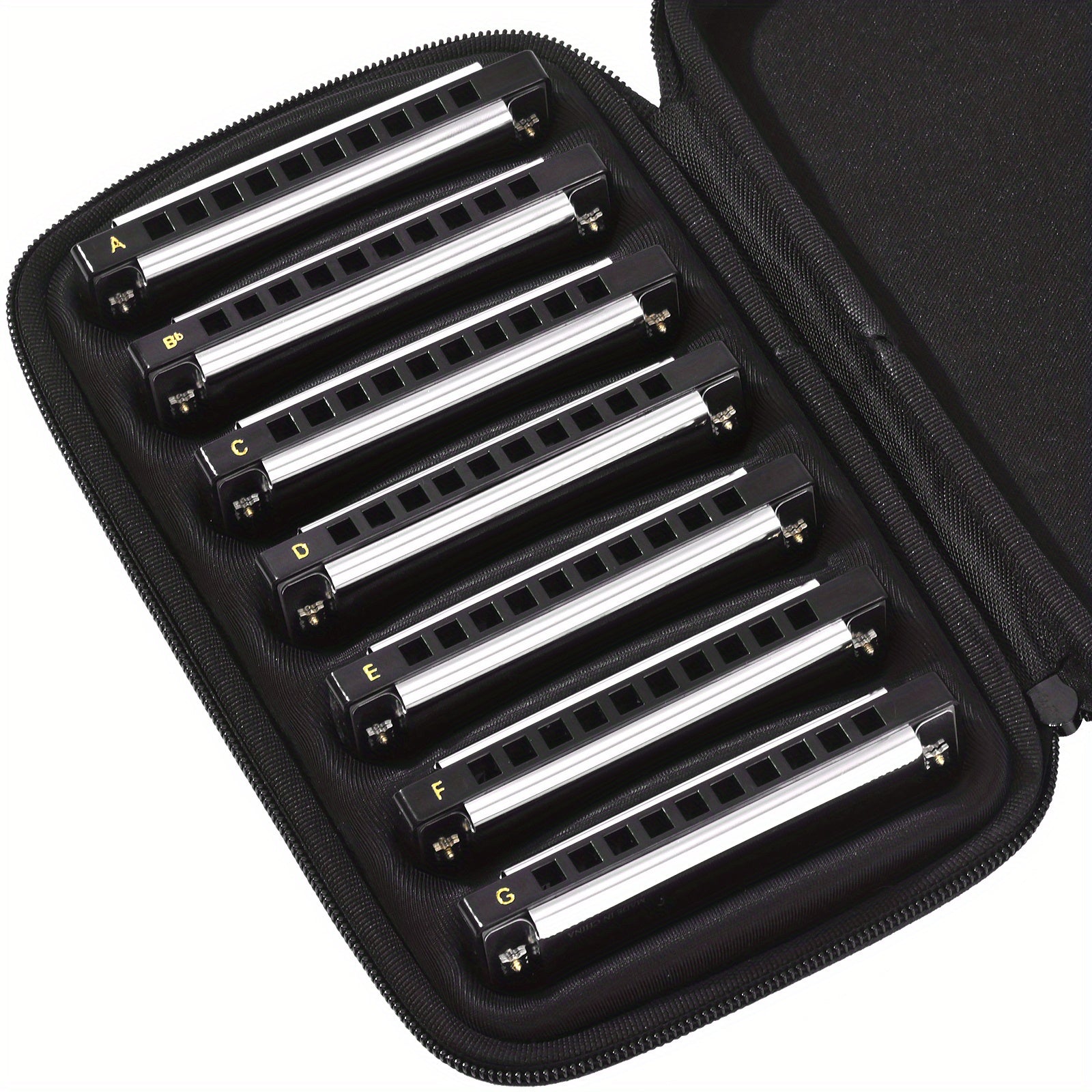 JDR Harmonica Set Key C D E F G A Bb 10 Holes 20 Tones Diatonic Mouth Organ