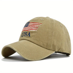 US Flag Pattern Baseball Cap for Men