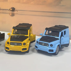 Alloy Off Road Car Toy for Kids Pull Back Door & Cake Ornament