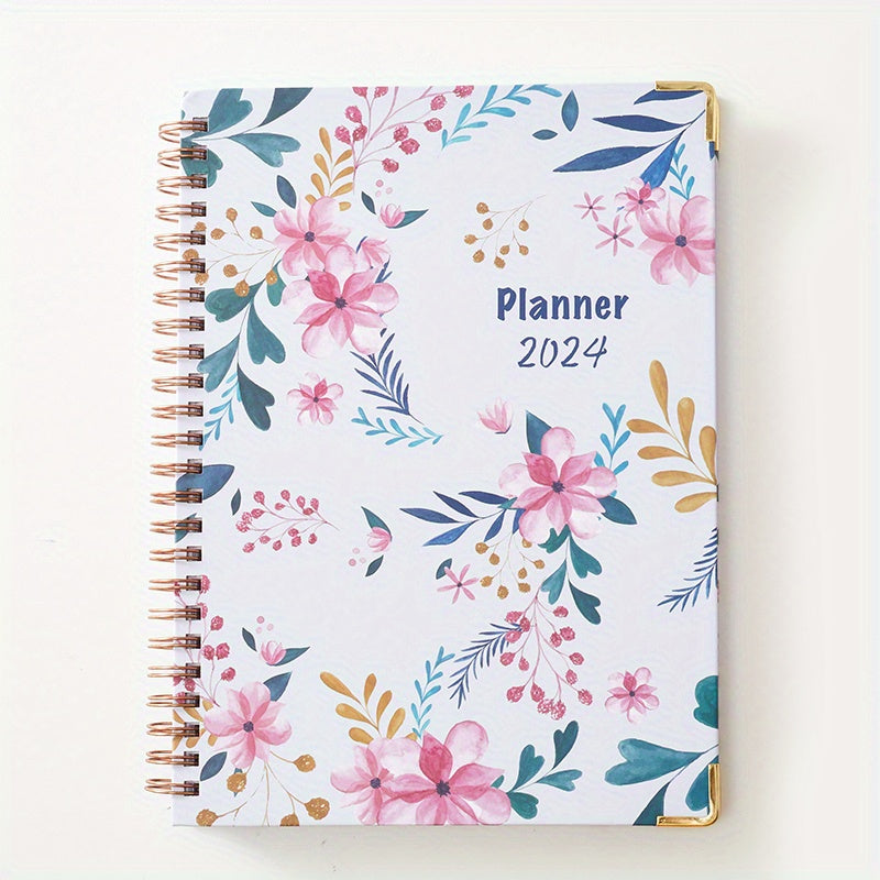 72 Sheets Weekly and Monthly Planner Jan-Dec Hard Cover Thick Paper