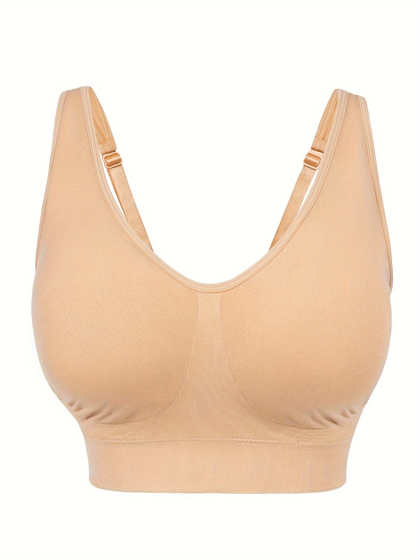  Seamless Sports Bra High Elastic Wire-Free Yoga Fit