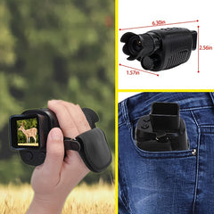 1080P HD Night Vision Monocular, 128GB Storage, 7 Speed Infrared