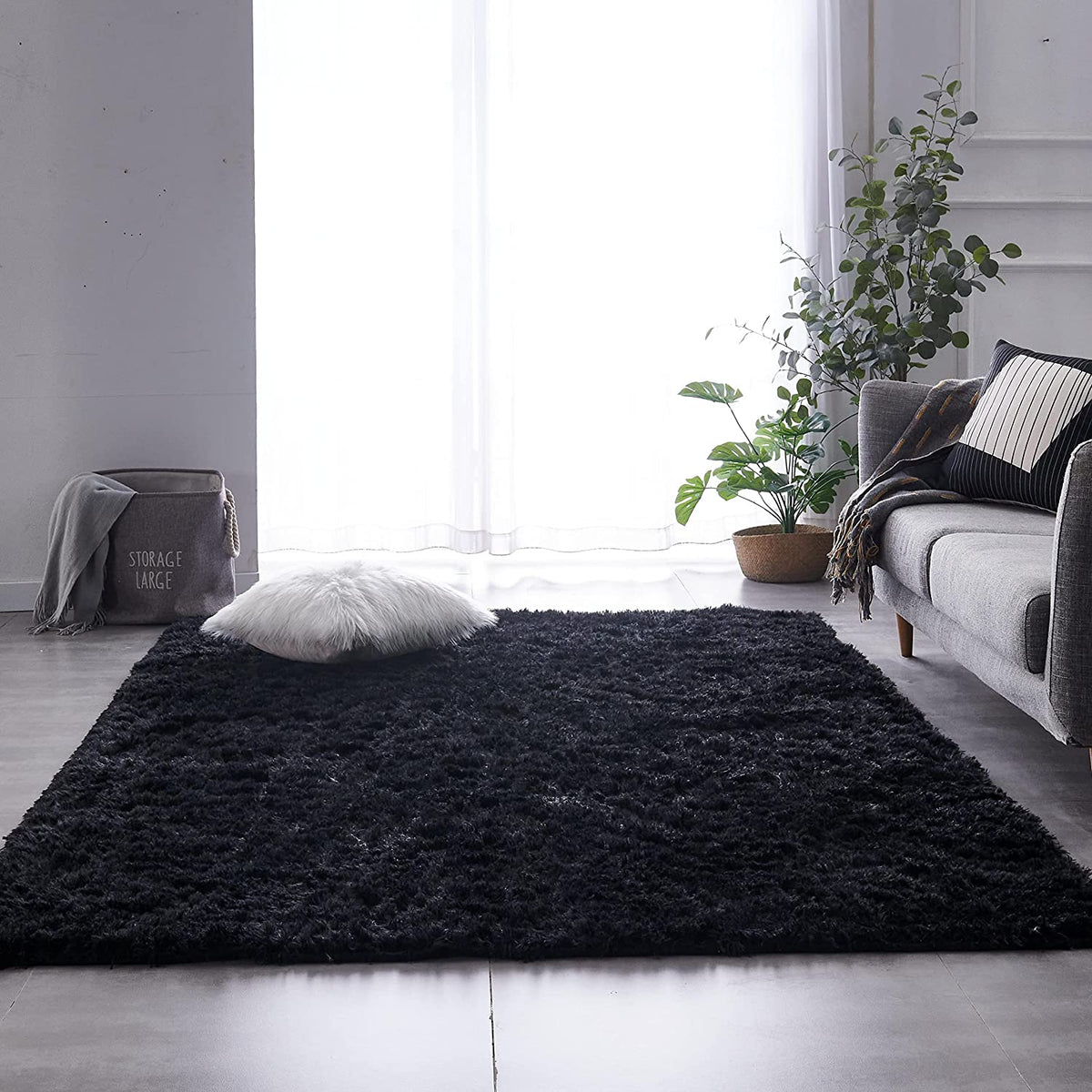 Shaggy Rug Area Rug Living Room Area Rug Fluffy Floor Carpet