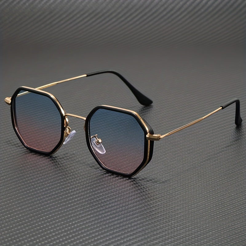 Ombre Polygon Sunglasses UV400 Sun Shades for Driving Beach Travel