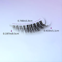 Long Thick Curly False Eyelashes: 7 Pairs