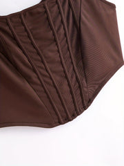  Y2K Corset Top Women's Plus