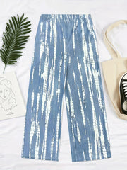  Tie Dye Wide Leg Trousers