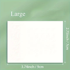 100 Sheets Transparent Sticky Notes for Notebooks Diaries School Office Supplies