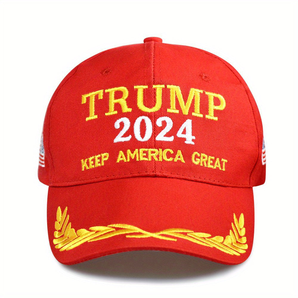 Flag Embroidery Baseball Cap Adjustable Unisex Dad Hats