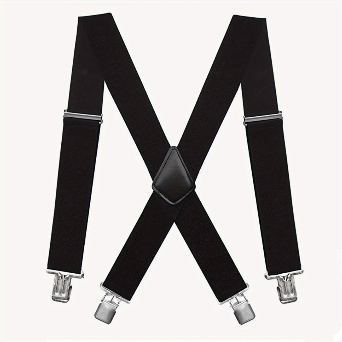 Men's Adjustable Elastic Suspenders with Comfortable Straps