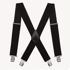Men's Adjustable Elastic Suspenders with Comfortable Straps