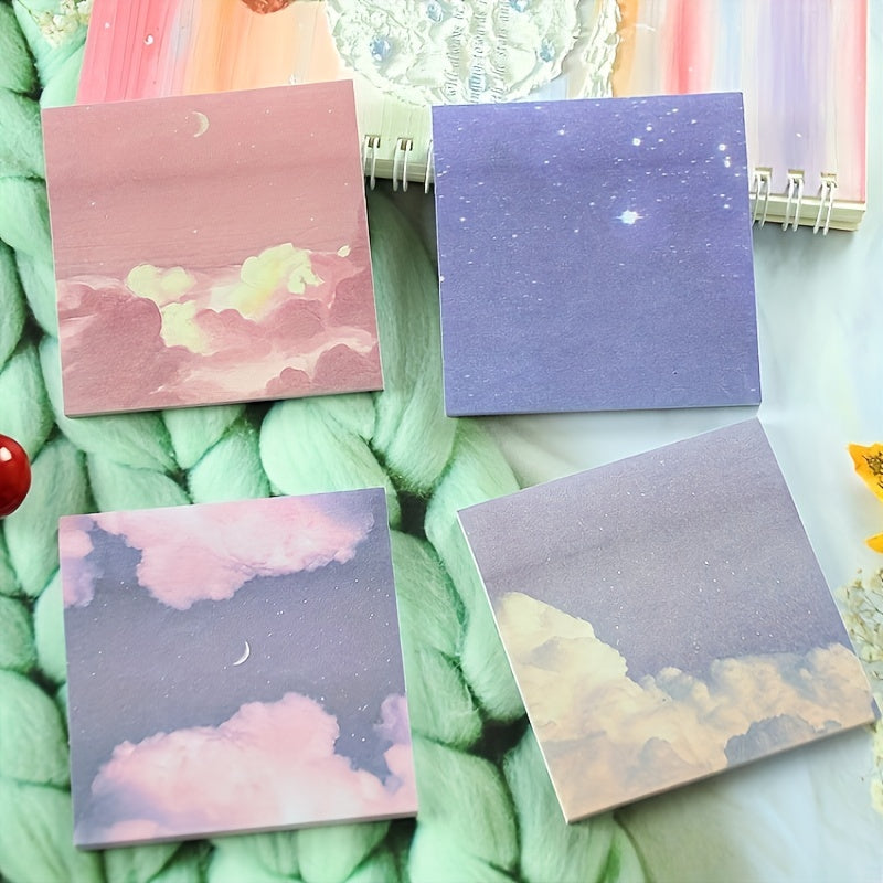 50pcs Tearable Star Notes for Office School and Home